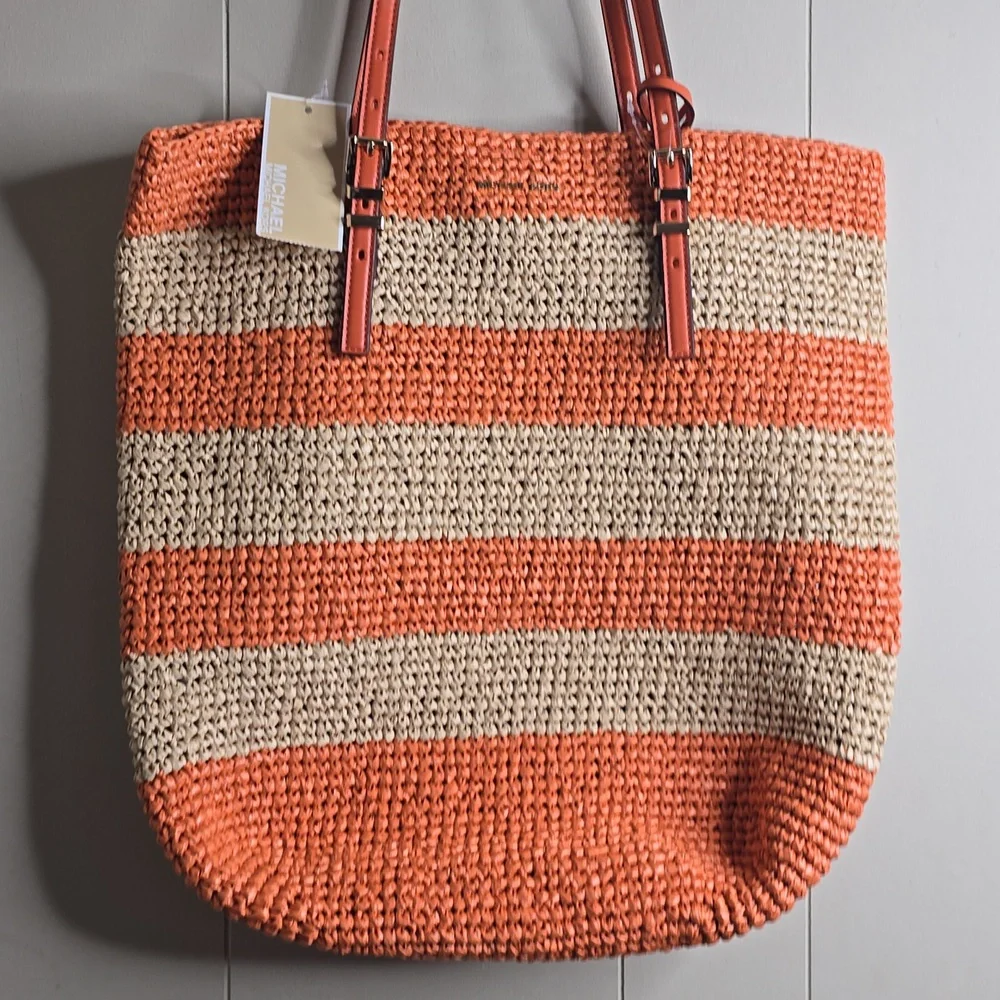 MICHEAL Micheal Kors Quinn Large North South Tote Bag Nwt - Picture 4 of 16